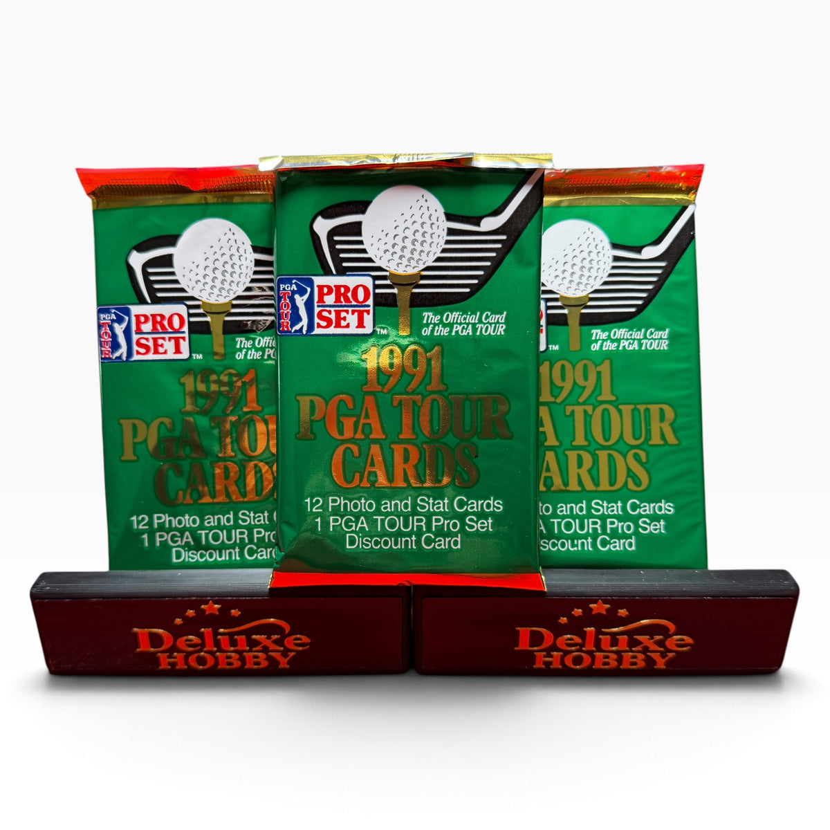 1991 Pro Set PGA Tour Golf Cards – 3 Factory Sealed Packs – 36 Cards
