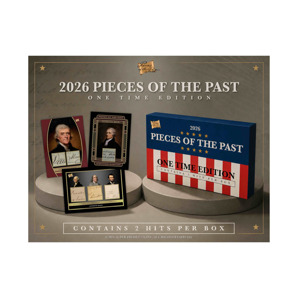 2026 Pieces of the Past One Time Series 2 sealed trading card box