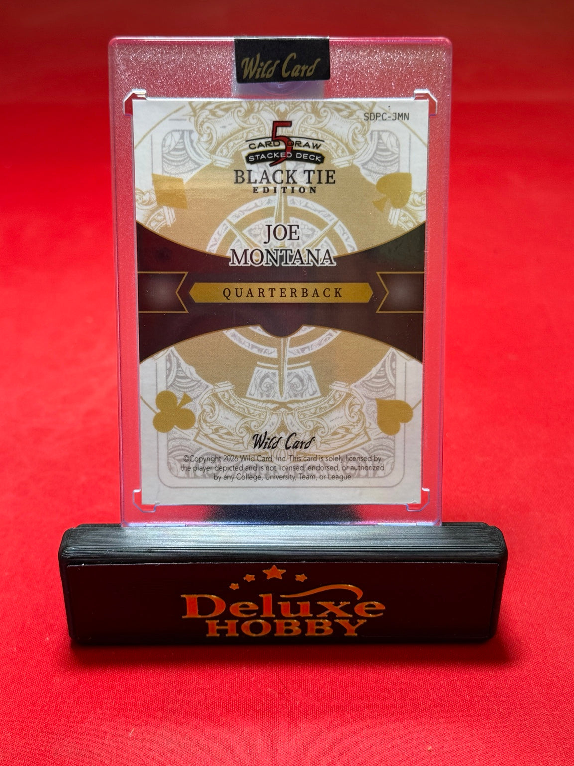 Joe Montana 1/1 back