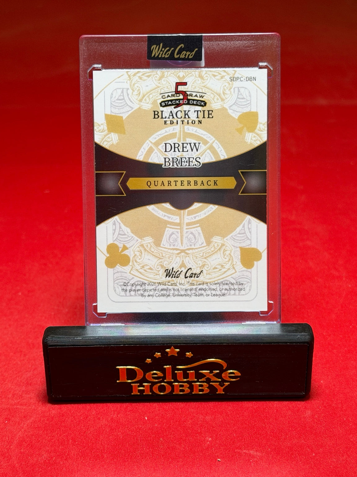 Drew Brees 2/2 SDPC-DBN back