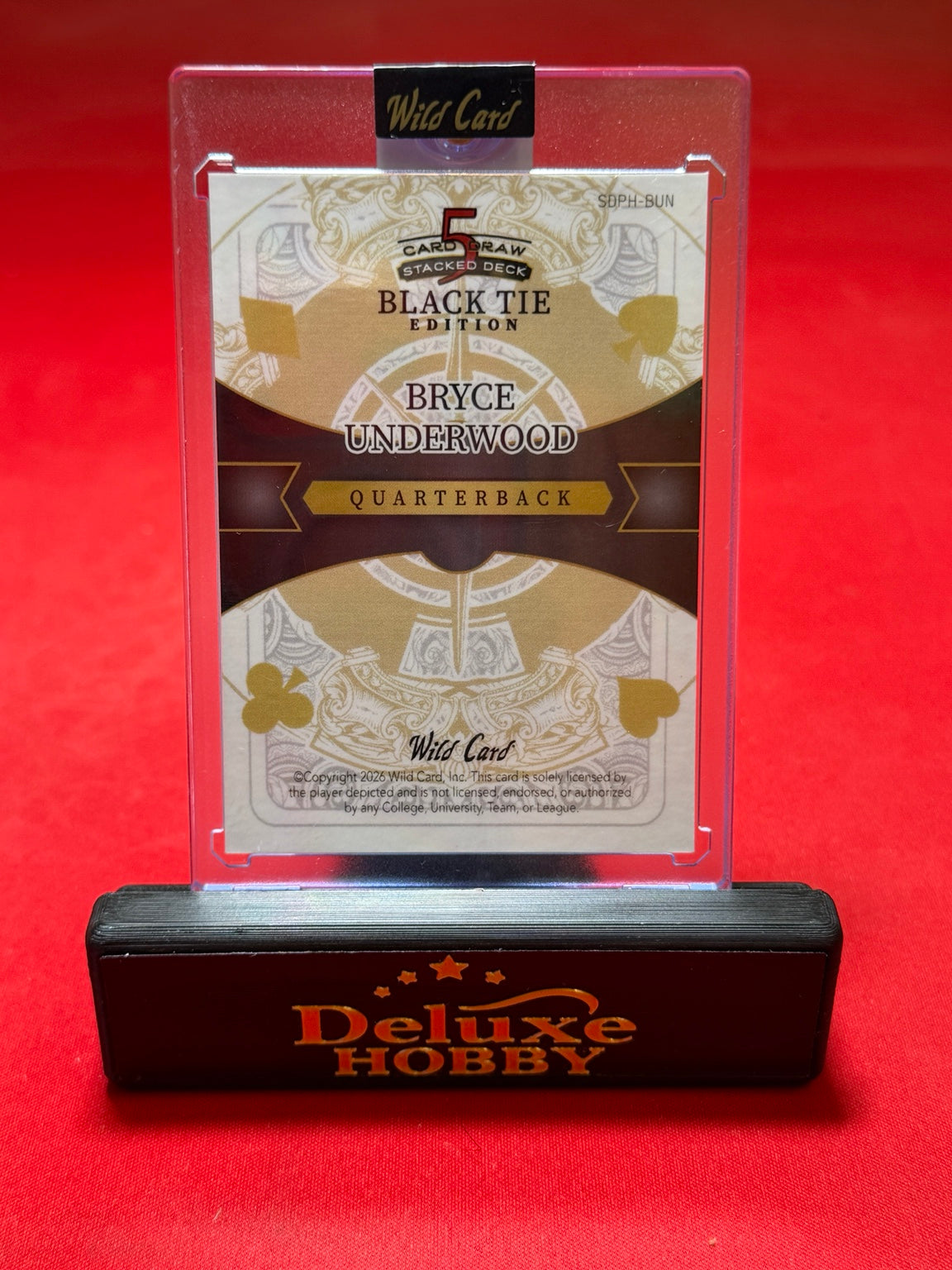 Bryce Underwood 1/1 back