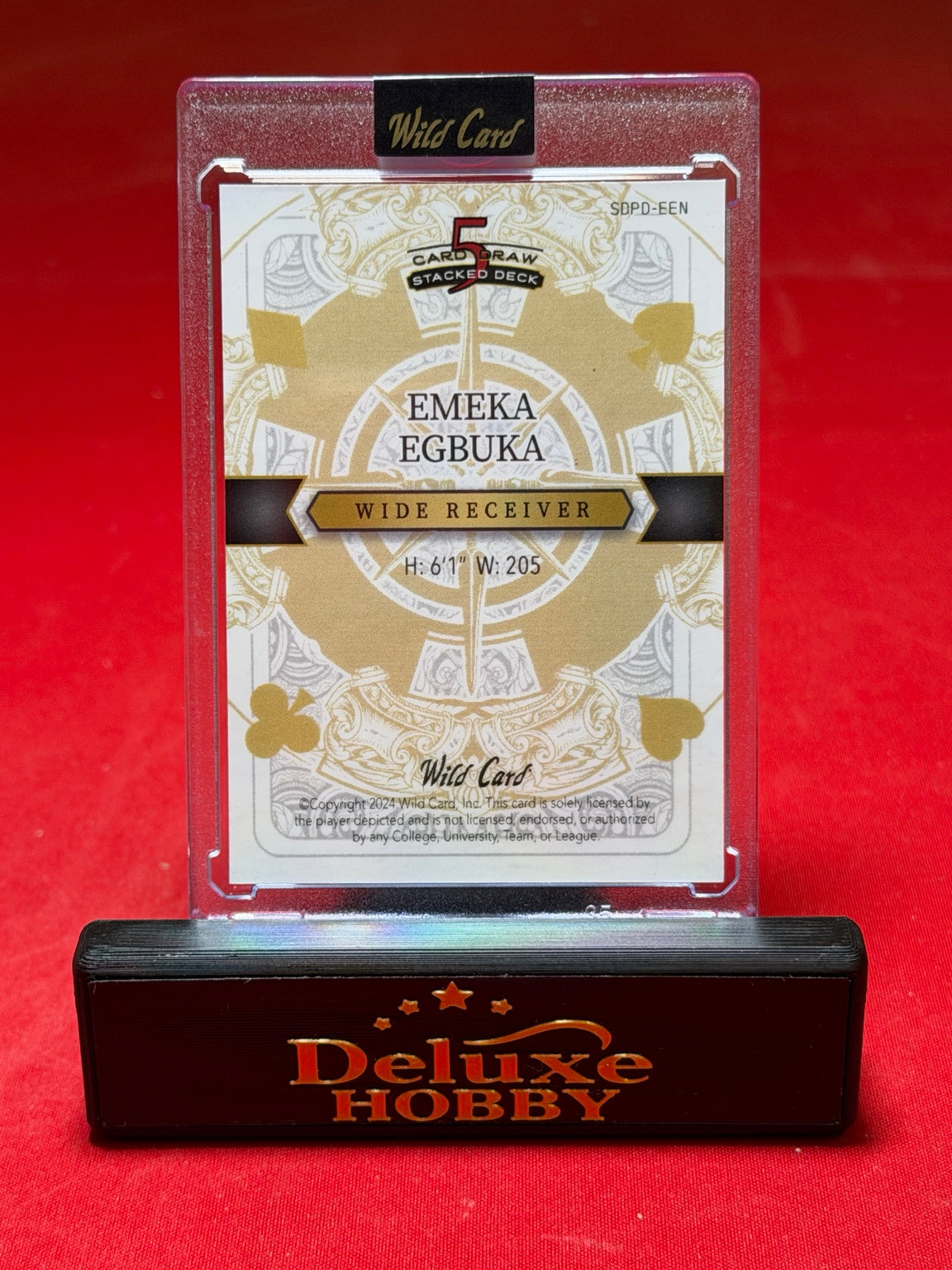Emeka Egbuka actual card back