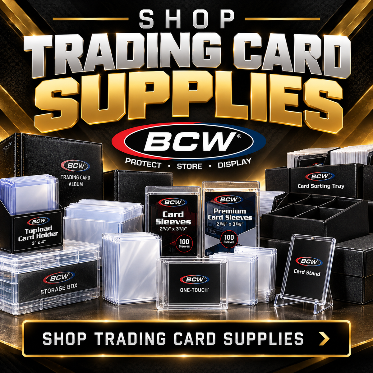 Shop BCW trading card supplies at Deluxe Hobby