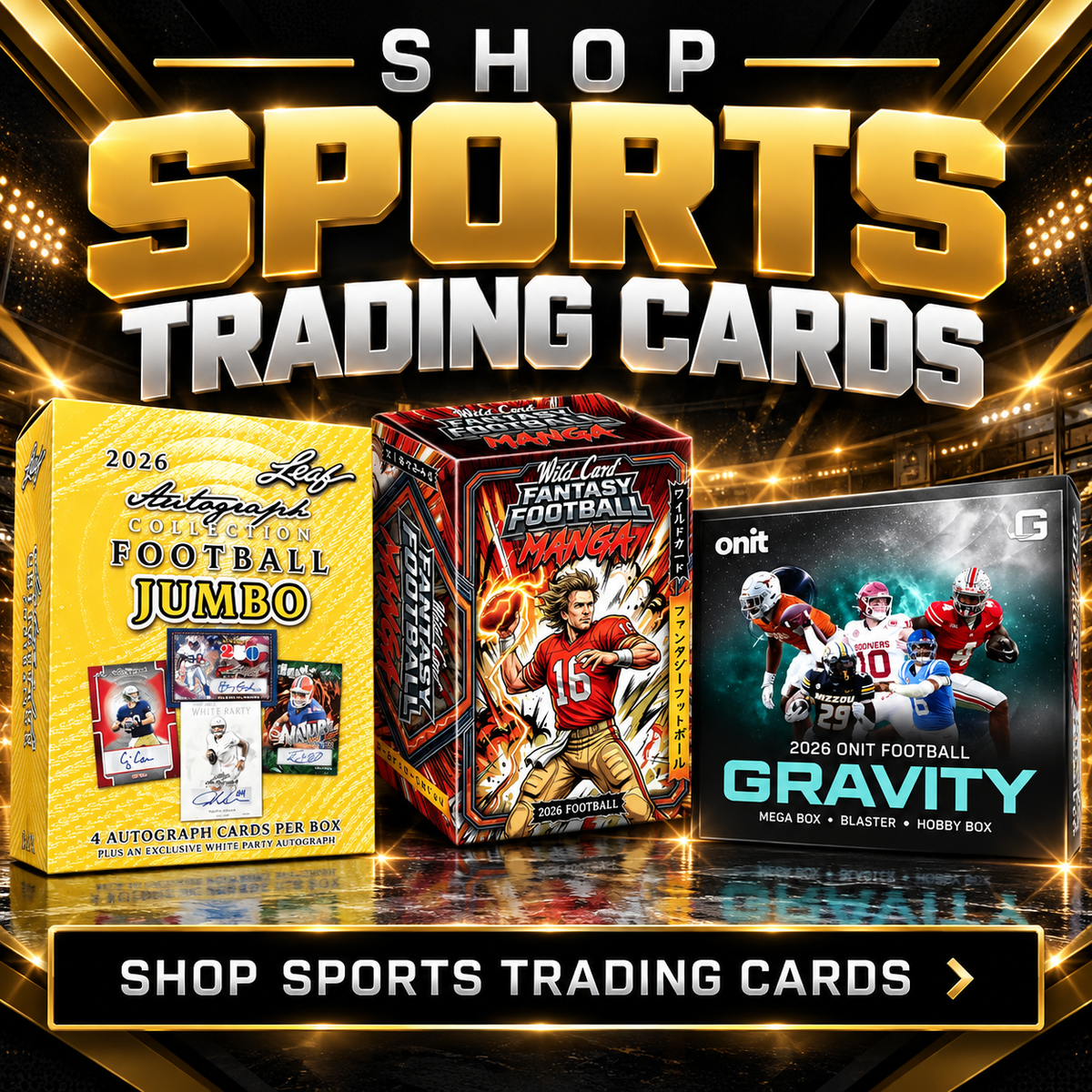 Shop Sports Trading Cards featuring Leaf, Wild Card and ONIT at Deluxe Hobby