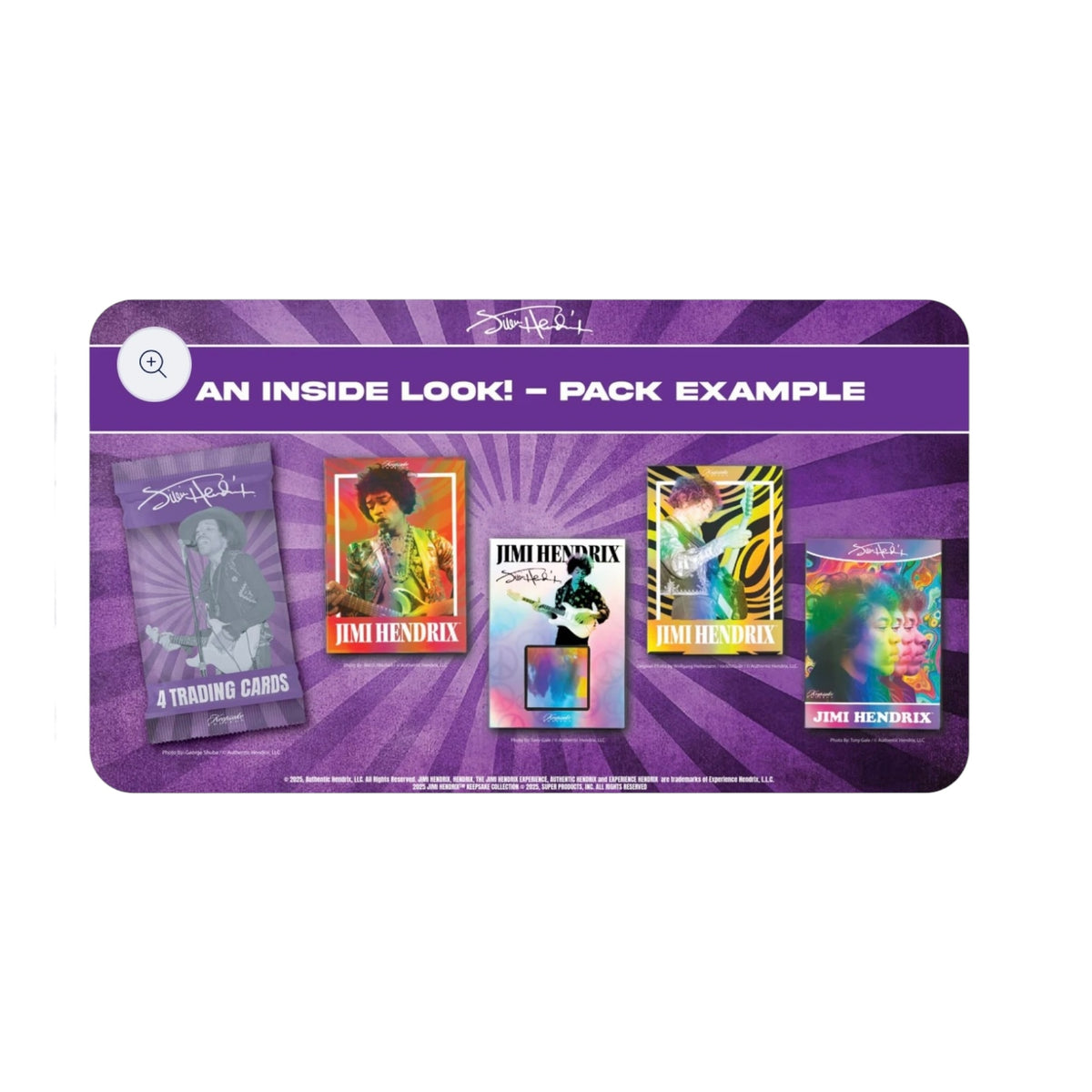 2025 Jimi Hendrix Keepsake Premiere Hobby Edition - Single Box — product gallery image 3