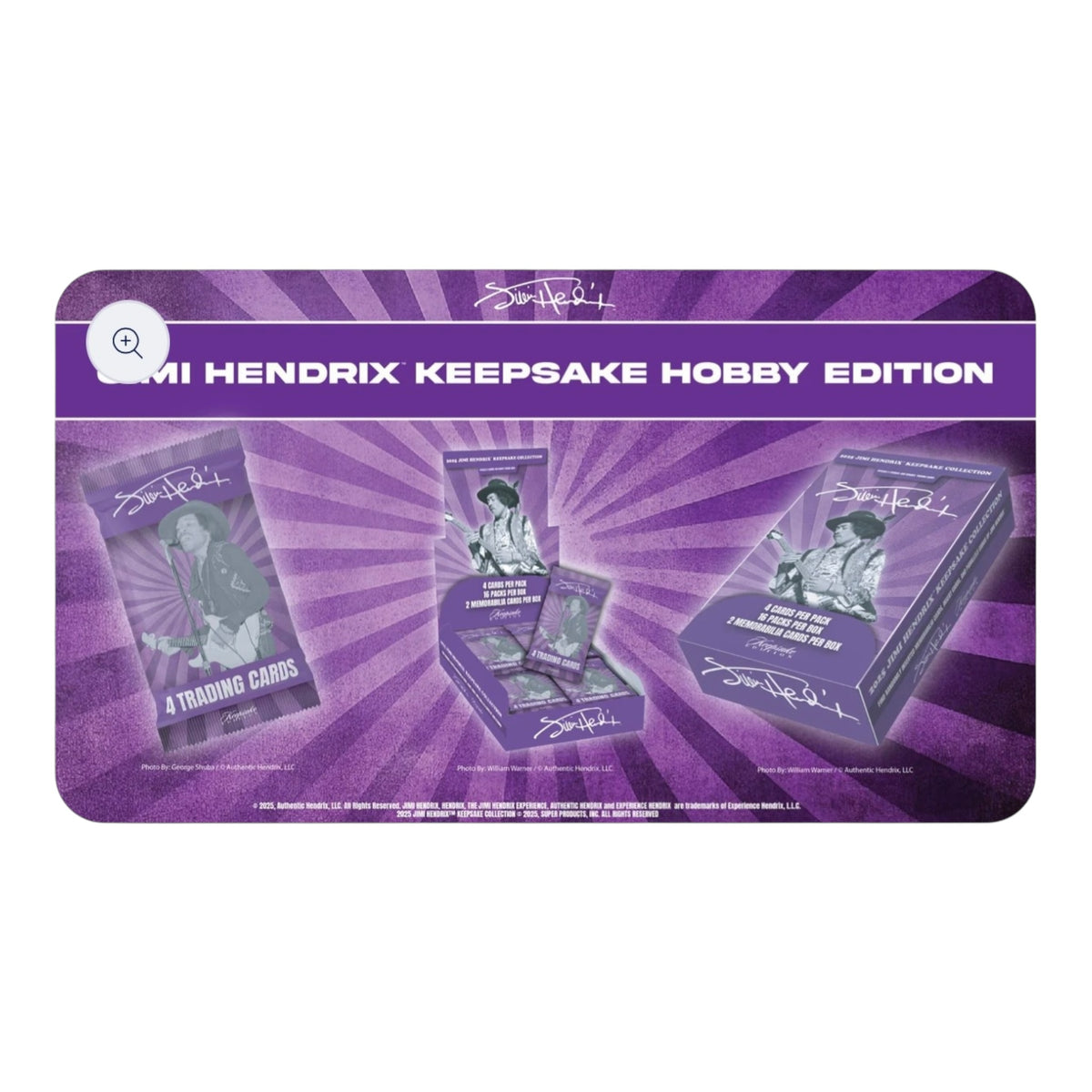 2025 Jimi Hendrix Keepsake Premiere Hobby Edition - Single Box — product gallery image 4