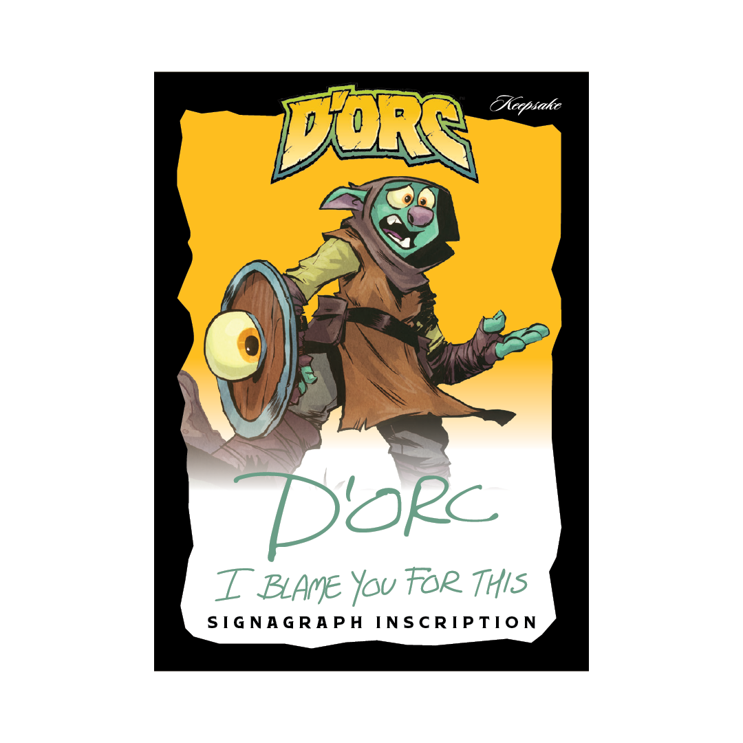 D’Orc Issue #1 Keepsake Premiere Breaker Edition Trading Card Box — product gallery image 4