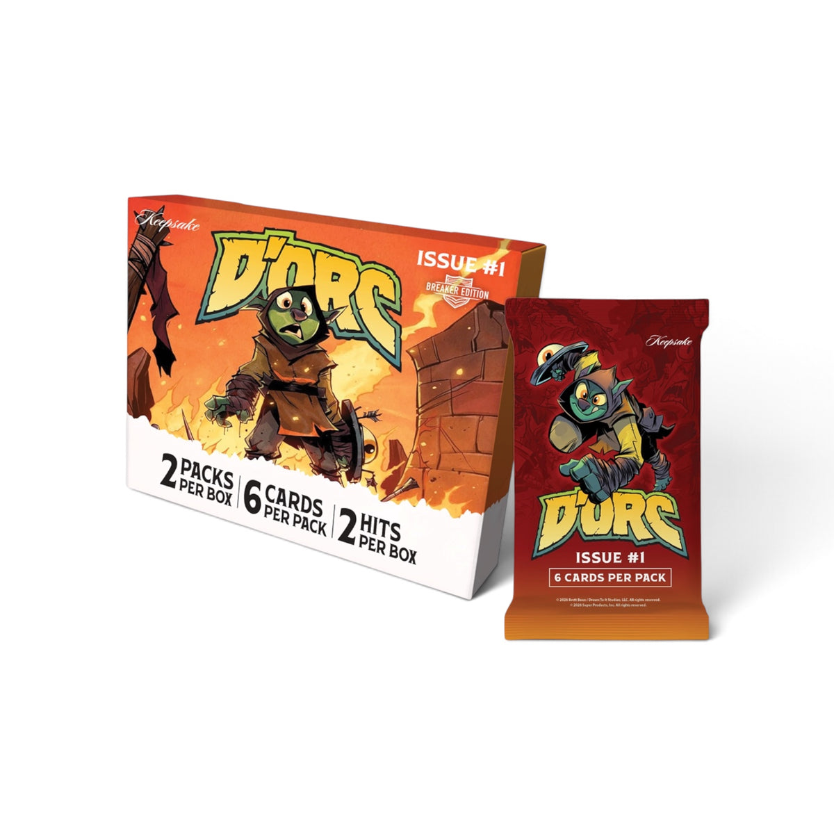 D’Orc Issue #1 Keepsake Premiere Breaker Edition Trading Card Box — product gallery image 1