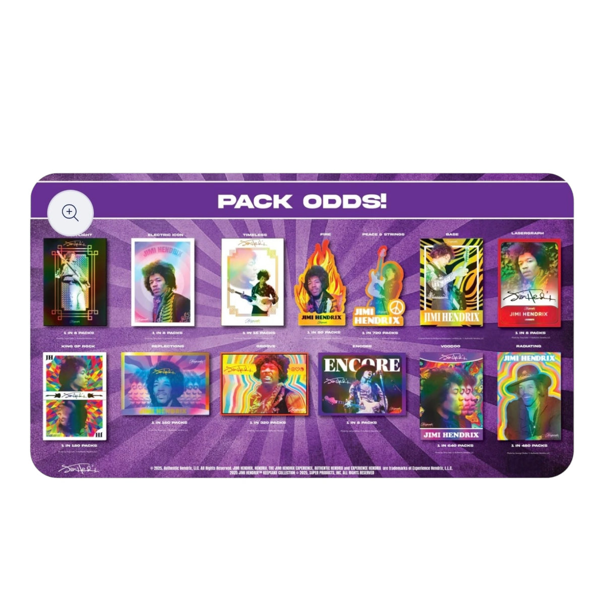 2025 Jimi Hendrix Keepsake Premiere Hobby Edition - Single Box — product gallery image 2