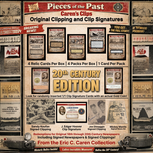 2026 Pieces of the Past Caren's Clips 20th Century Edition — product gallery image 1