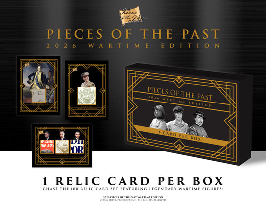 2026 Pieces of the Past WarTime Edition historical trading card product