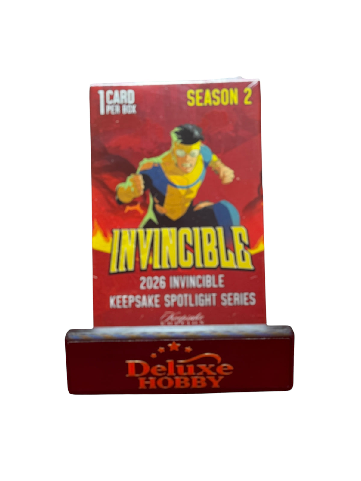 2026 Invincible Season 2 Keepsake Spotlight Series sealed single-card box
