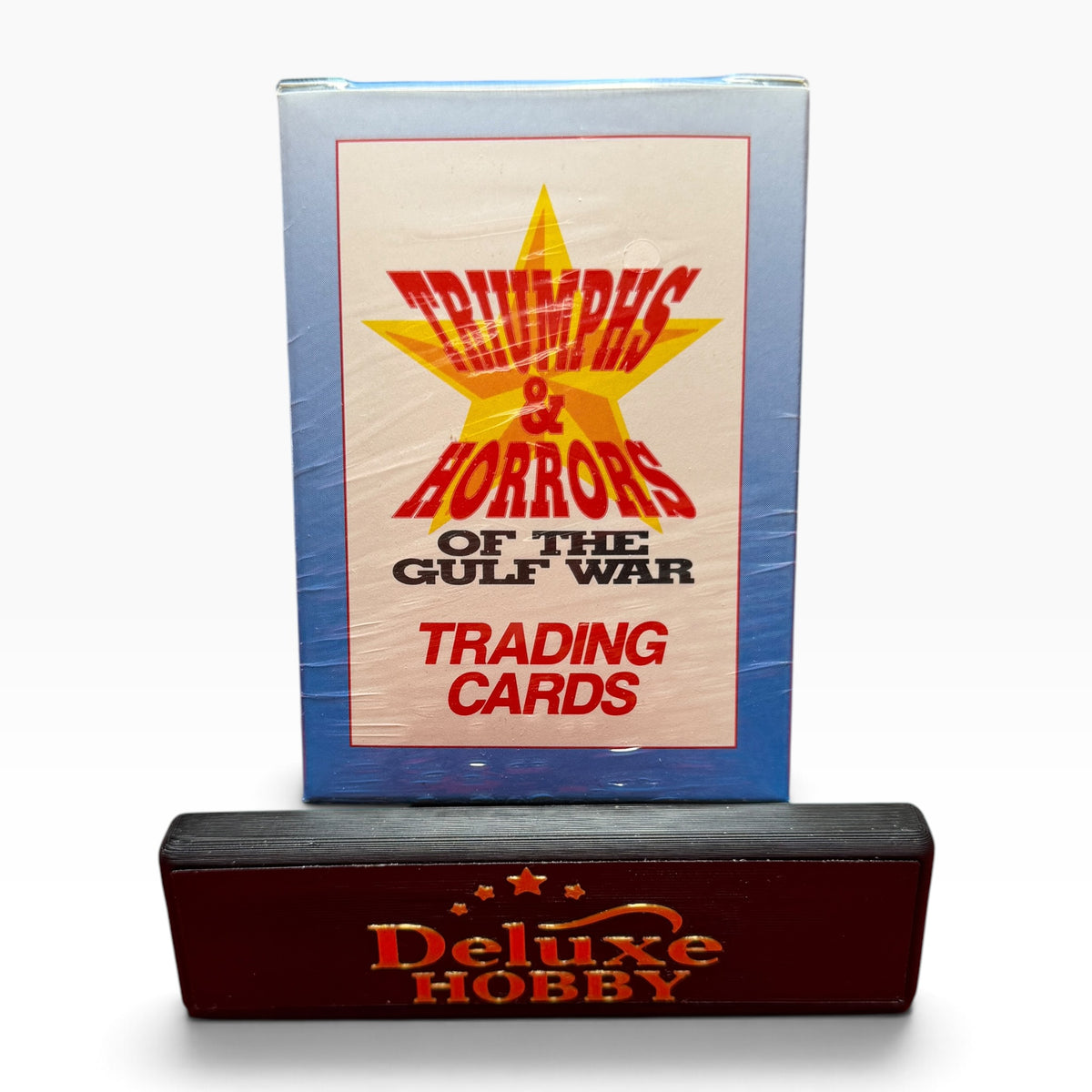 Factory-sealed 1991 Triumphs and Horrors of the Gulf War 50-card trading card set