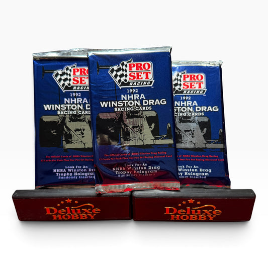 1992 Pro Set NHRA Winston Drag Racing Cards – 3 Factory Sealed Packs – 36 Cards