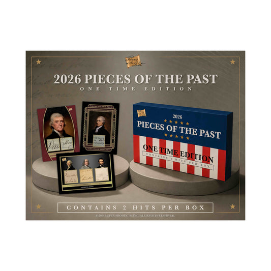 2026 Pieces of the Past One Time Series 2 sealed trading card box