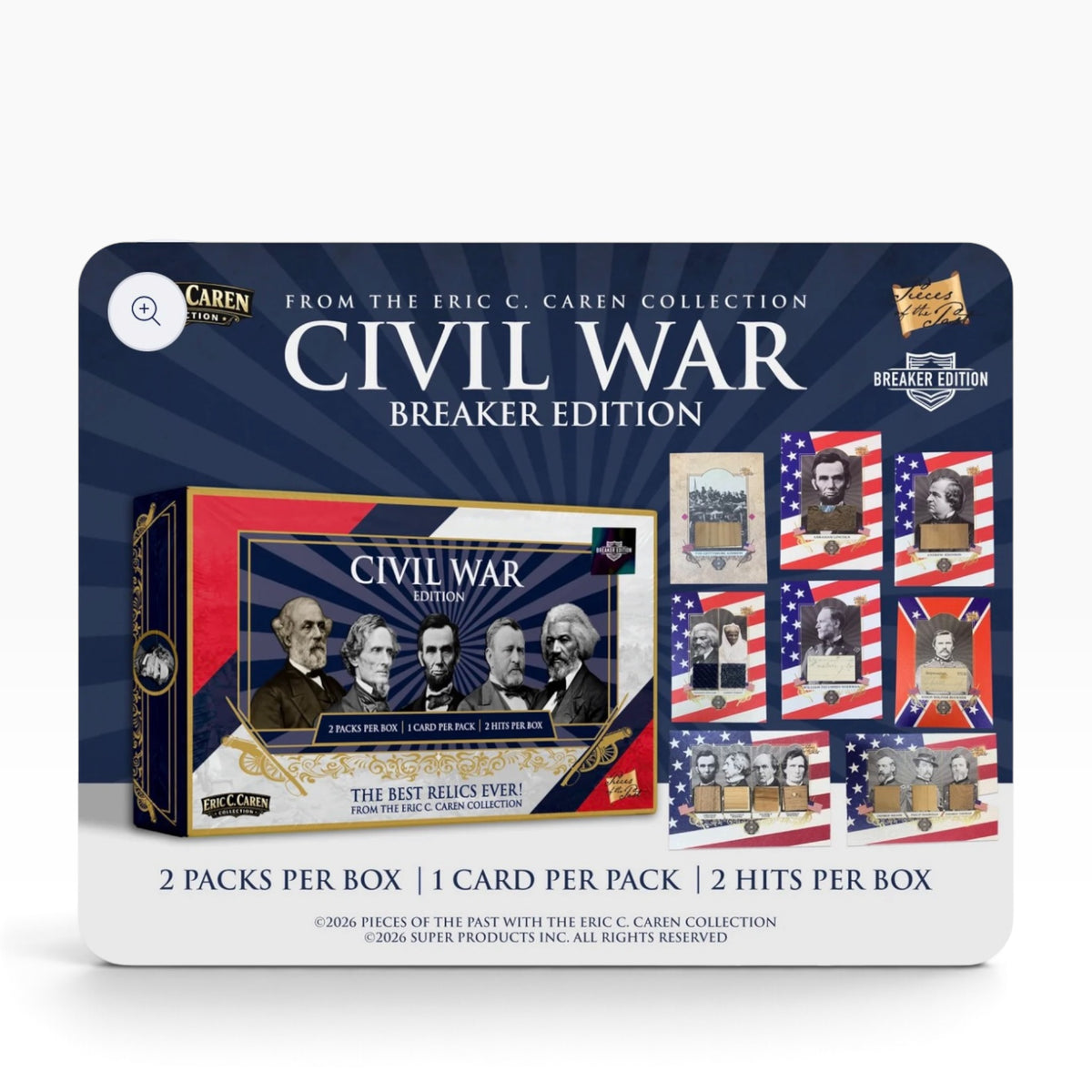 2026 Pieces of the Past Caren’s Civil War Breaker Edition Hobby Box – 2 Hits — product gallery image 2