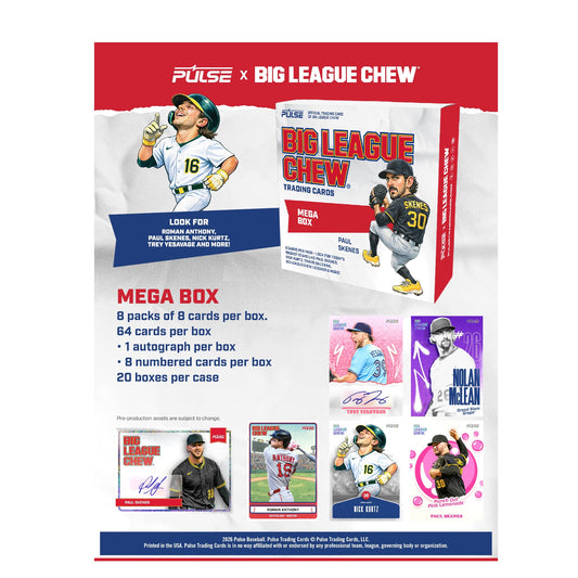 2026 Pulse x Big League Chew Baseball Mega Box
