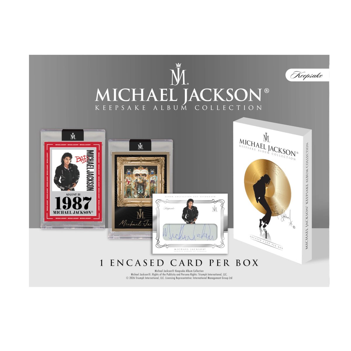 Michael Jackson Keepsake Album Collection Spotlight Series Trading Card Box — product gallery image 2