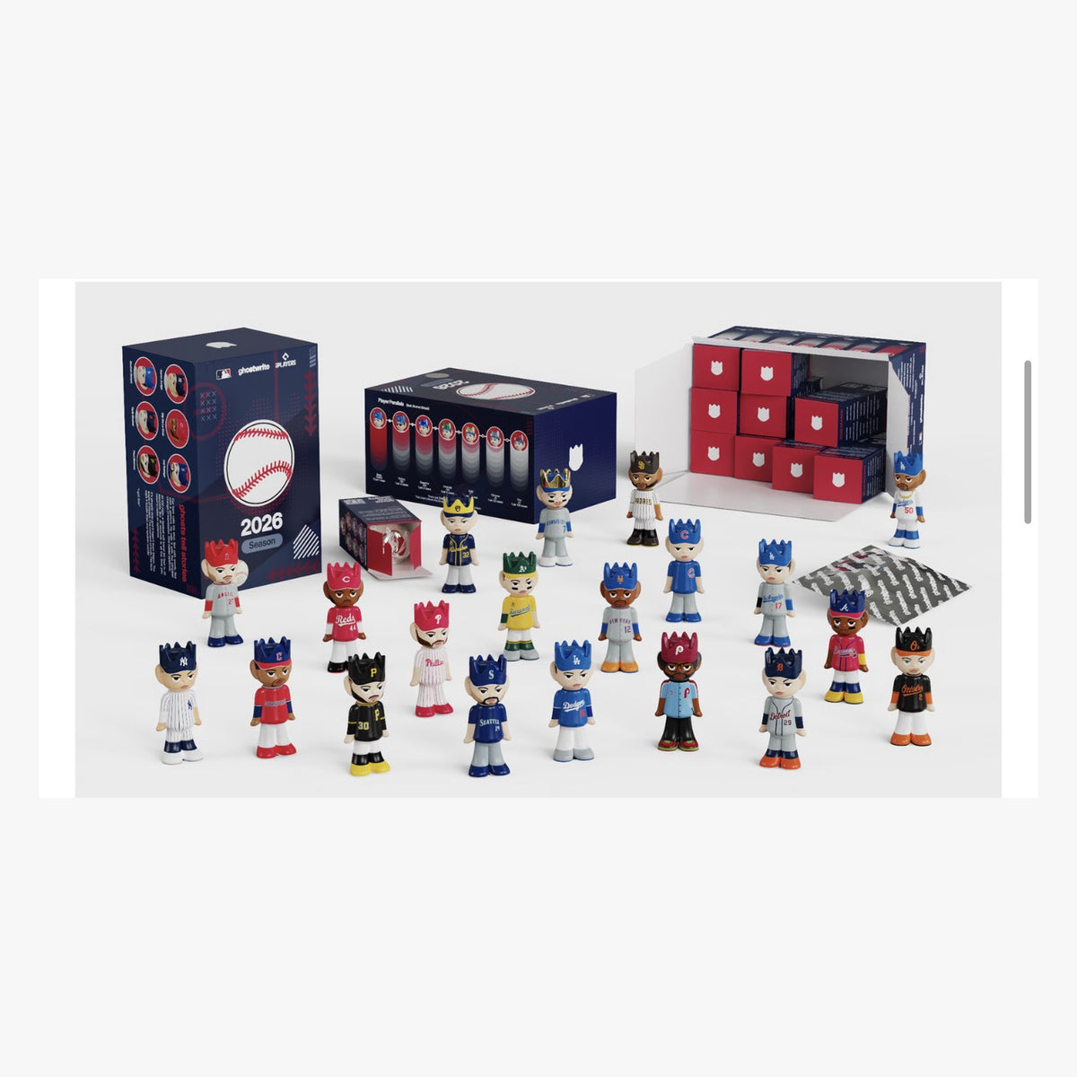 2026 Ghostwrite x MLB Season 100% Collectible Figures – Factory-Sealed 12-Box Case
