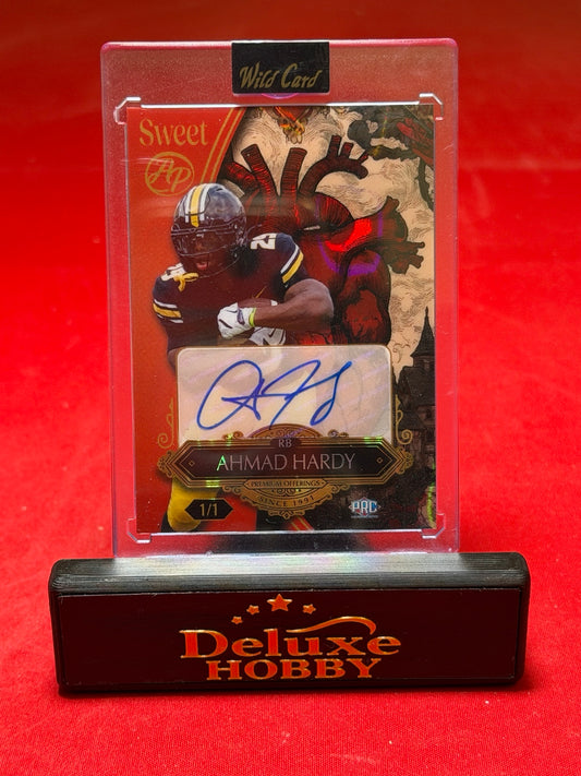 Ahmad Hardy Wild Art 1/1 autograph front photograph