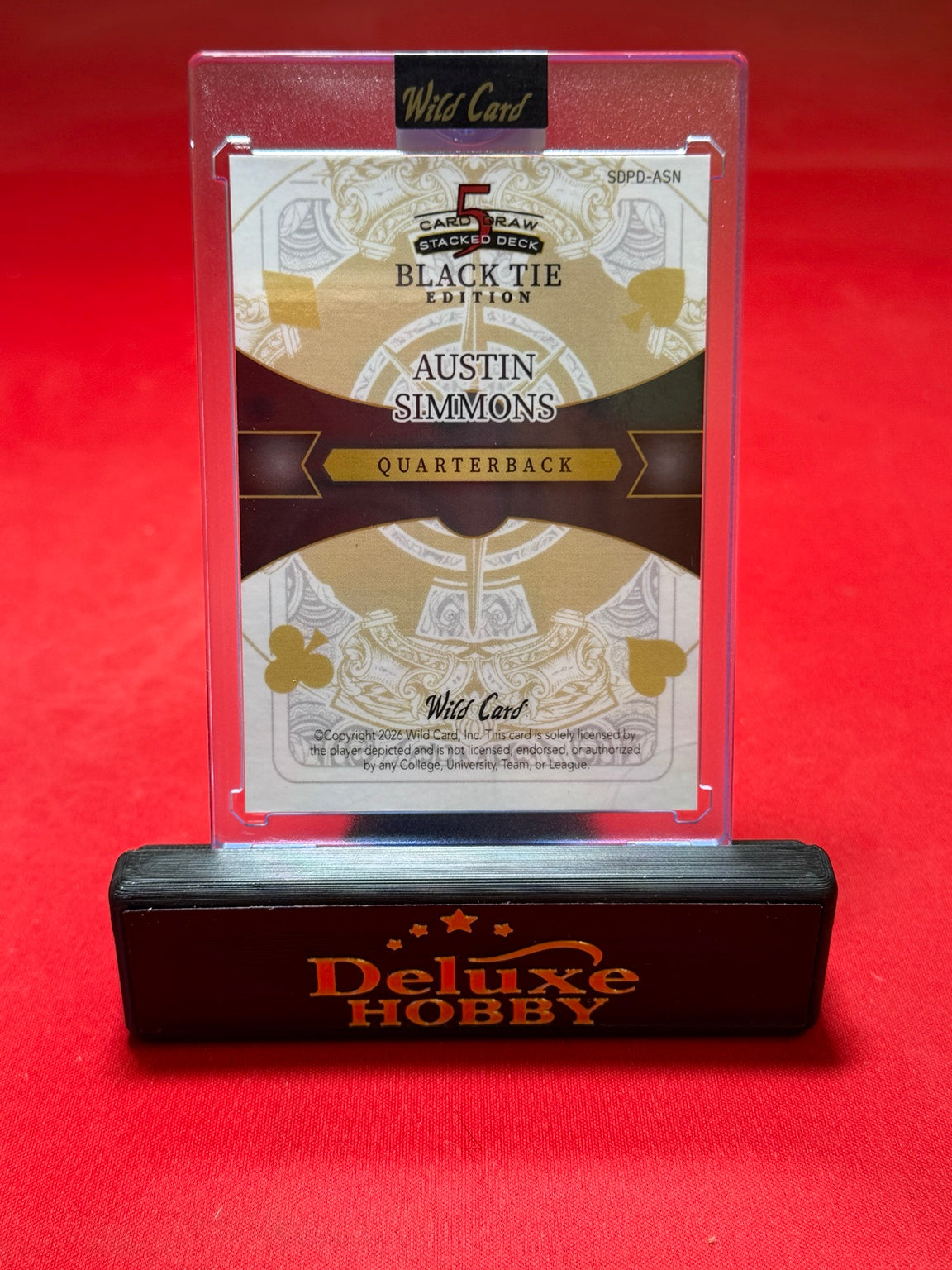 Austin Simmons 1/1 back
