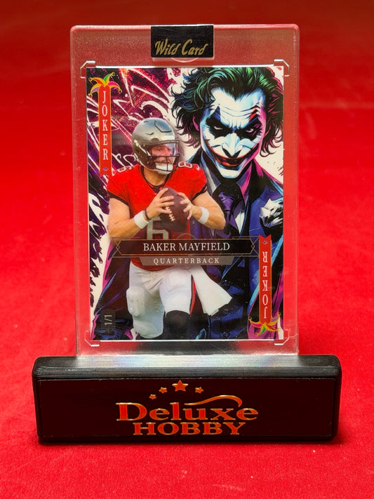 Baker Mayfield Jokers Wild 1/1 actual front photo