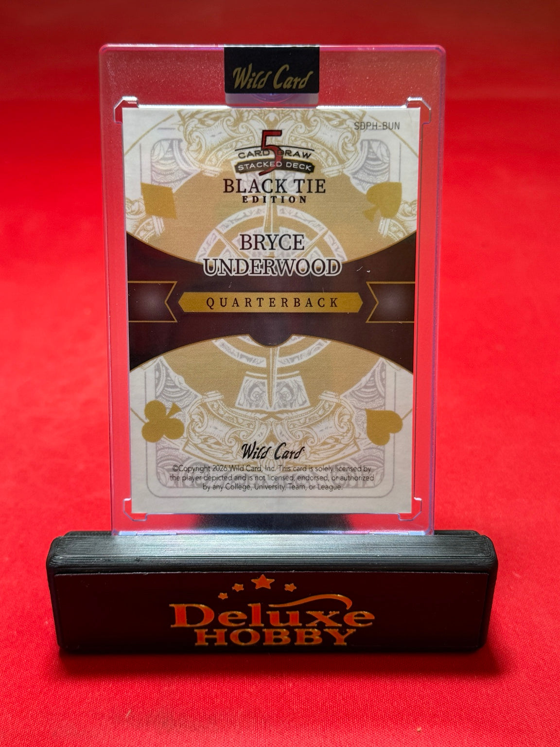 Bryce Underwood 1/1 back
