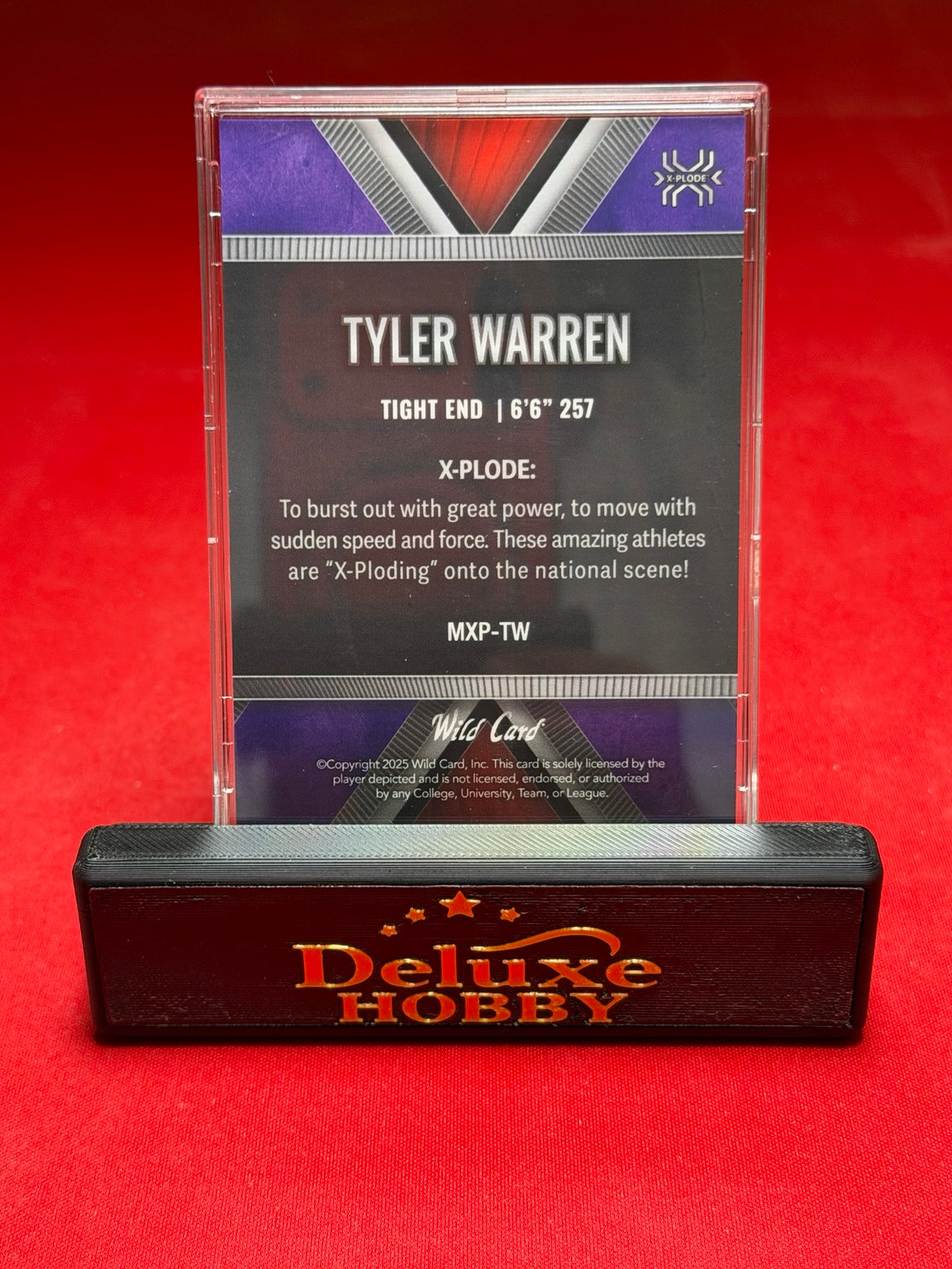 Tyler Warren X-Plode 35/35 back
