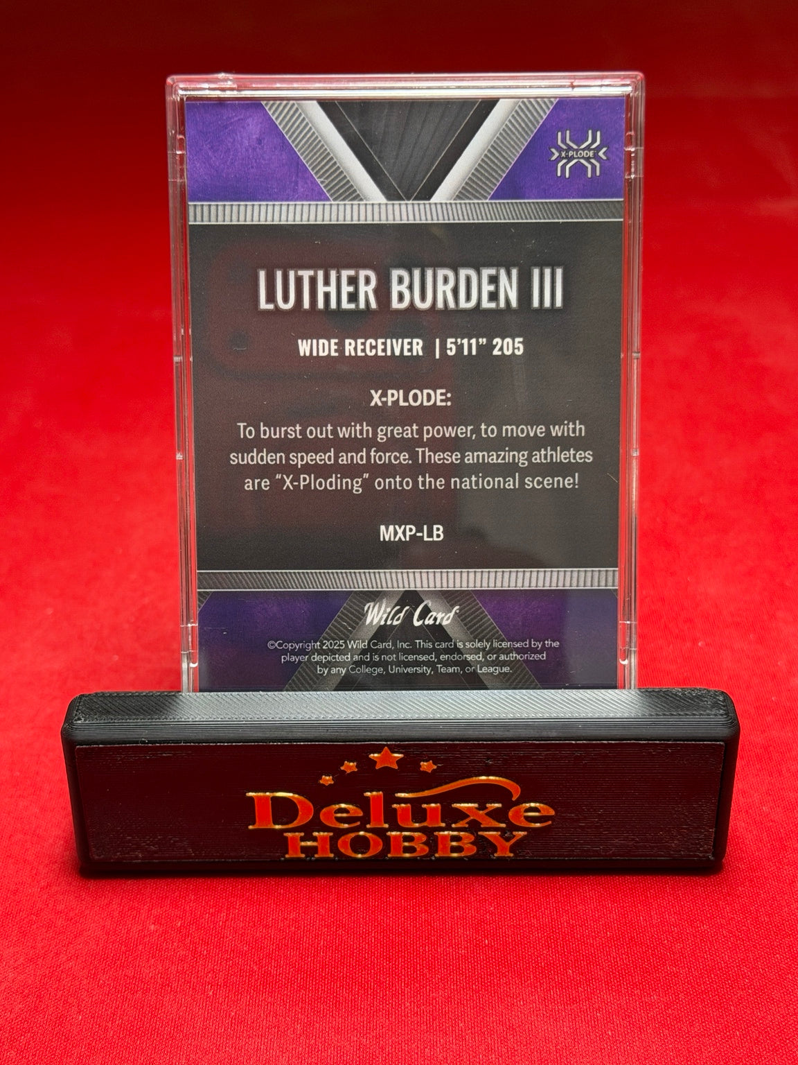 Luther Burden III X-Plode 29/50 back