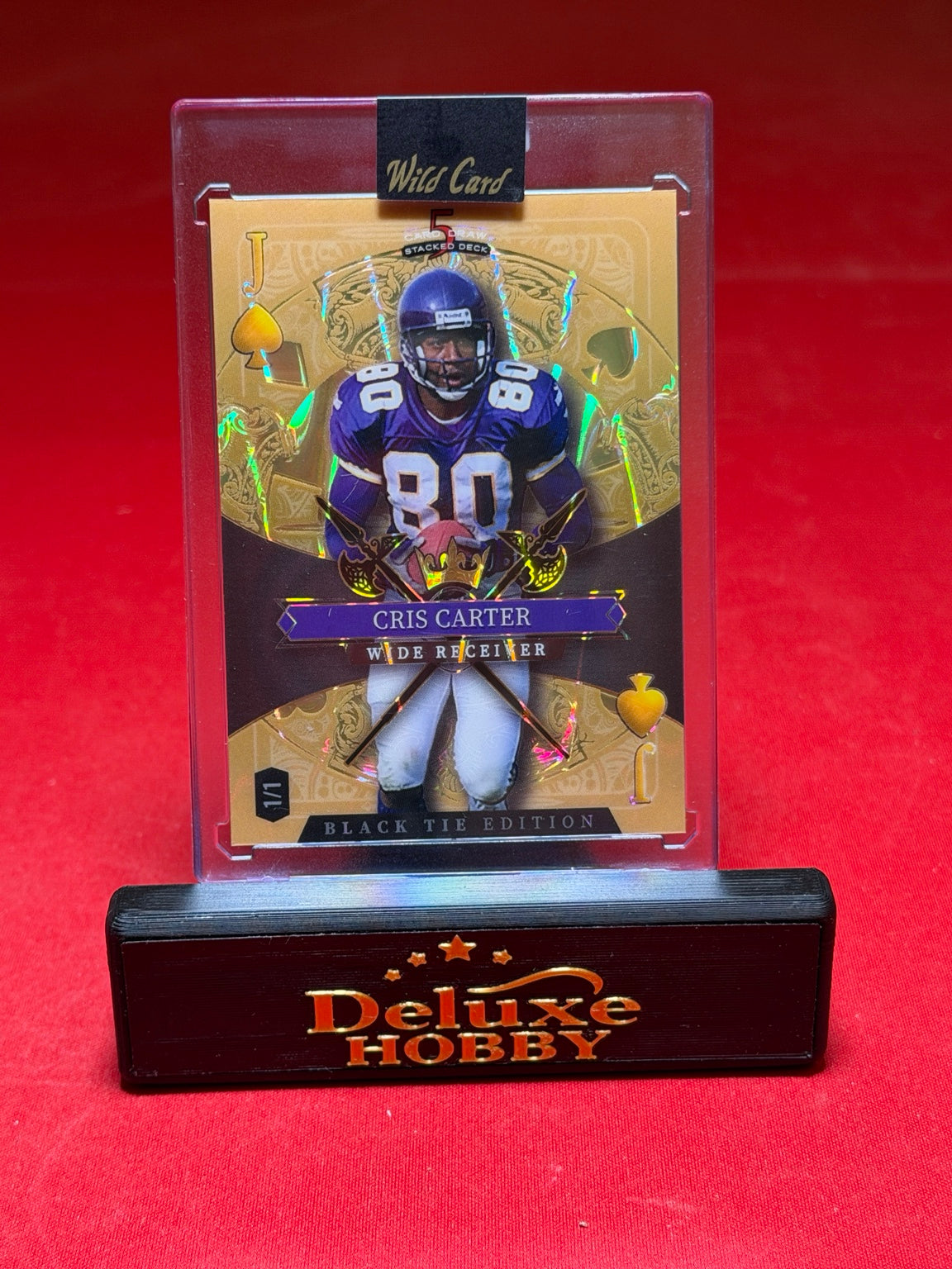 Cris Carter 1/1 SDPS-CCN front