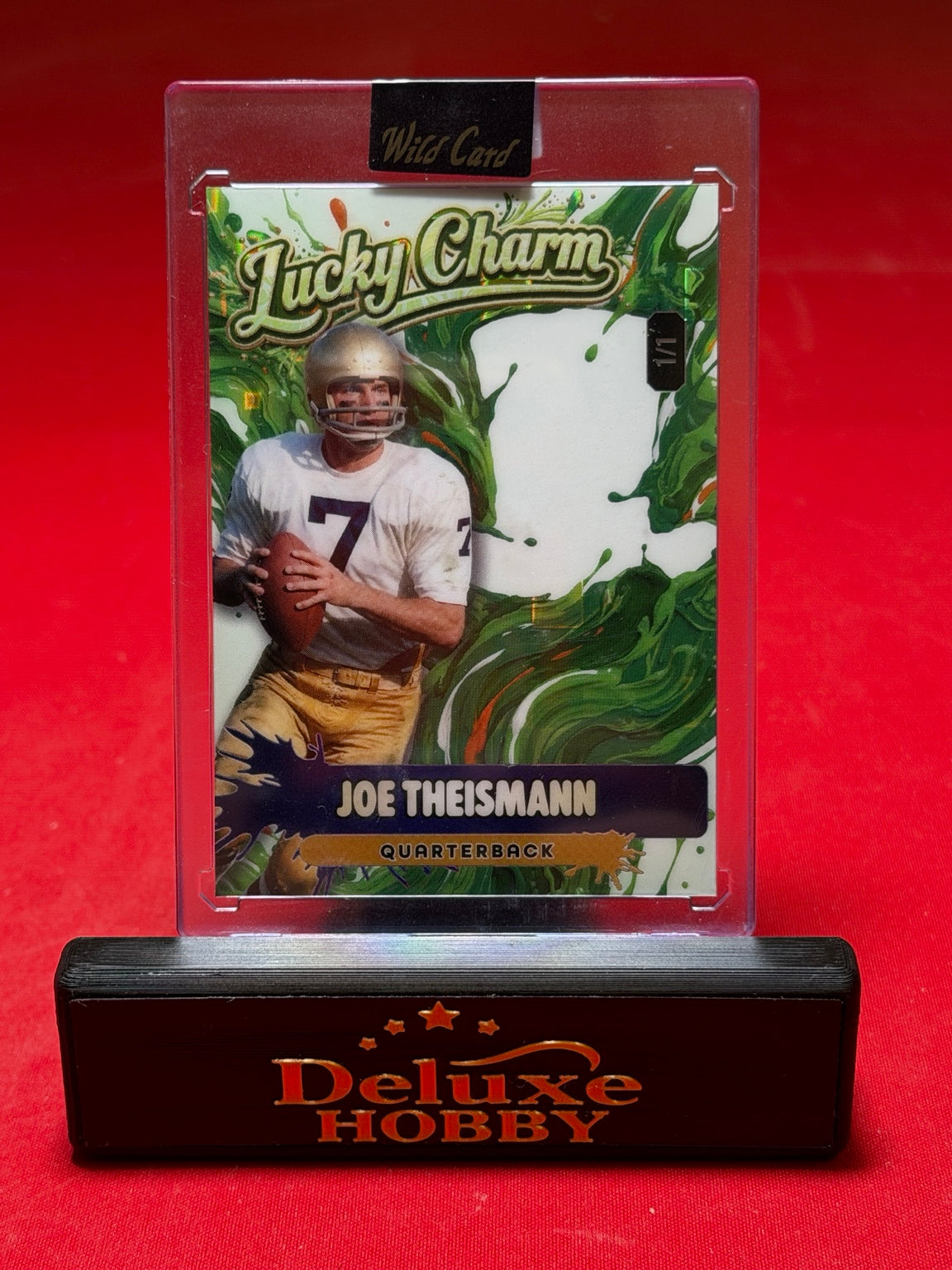 Actual card front photograph