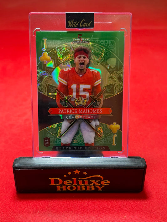2026 Wild Card 5 Card Draw Black Tie Patrick Mahomes 1/4 SDPC-PMN