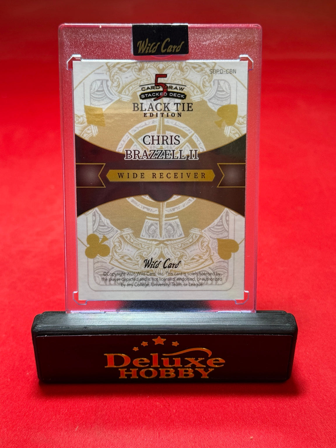 Chris Brazzell II 1/1 back