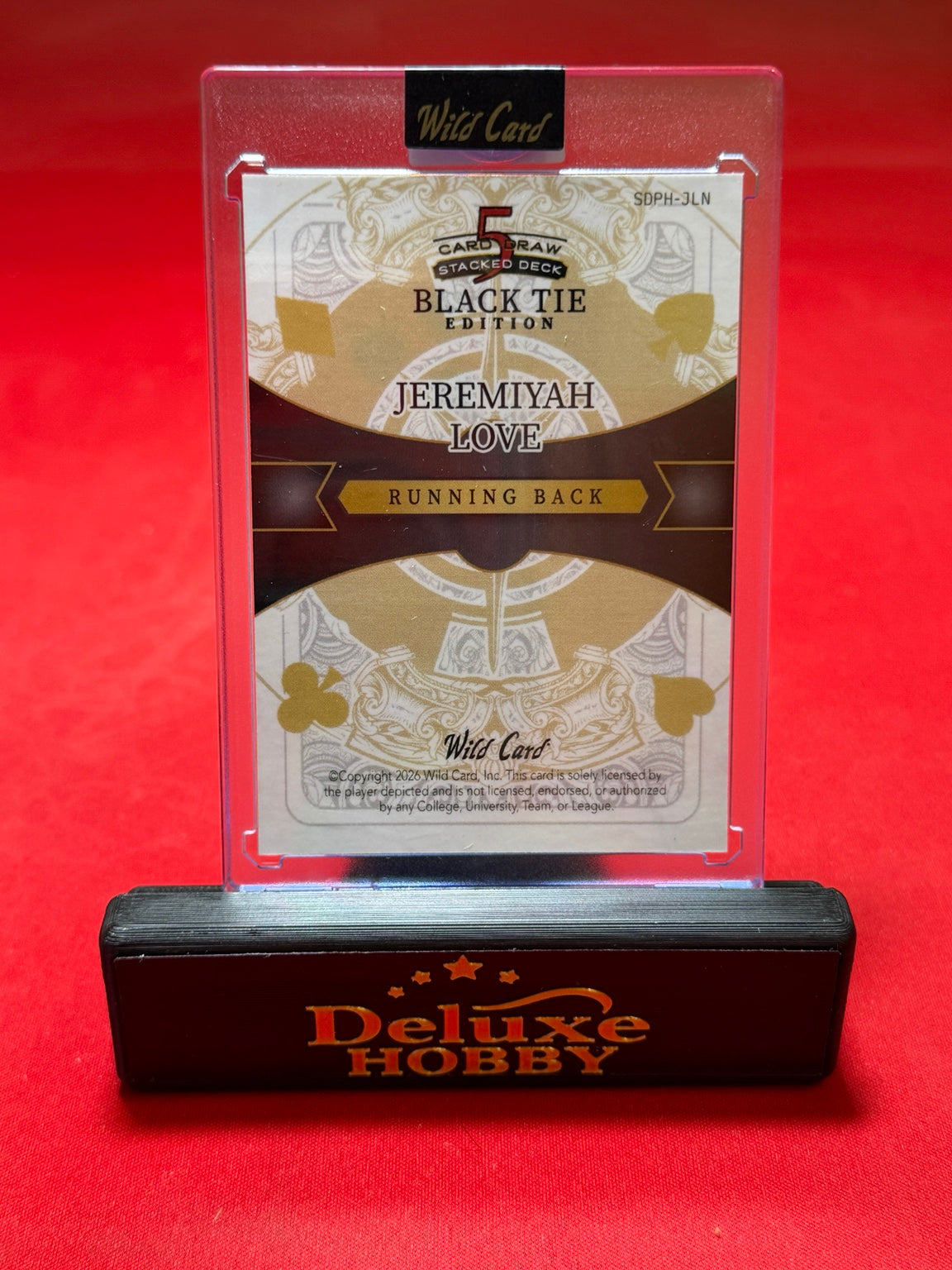 Jeremiyah Love 1/1 back