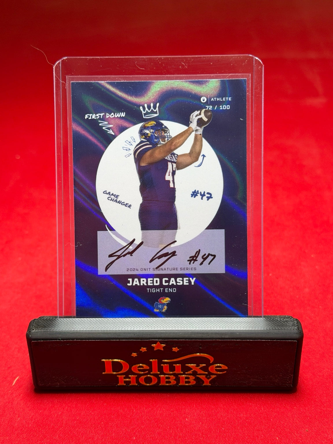 Jared Casey 2024 ONIT autograph 72/100 front