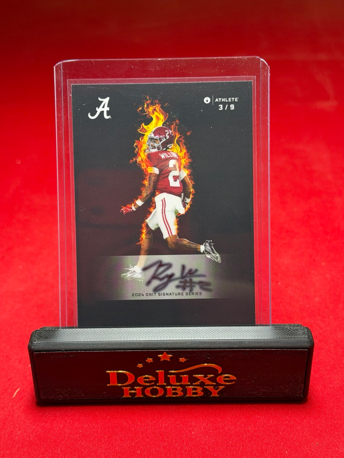 Ryan Williams 2024 ONIT autograph 3/9 front
