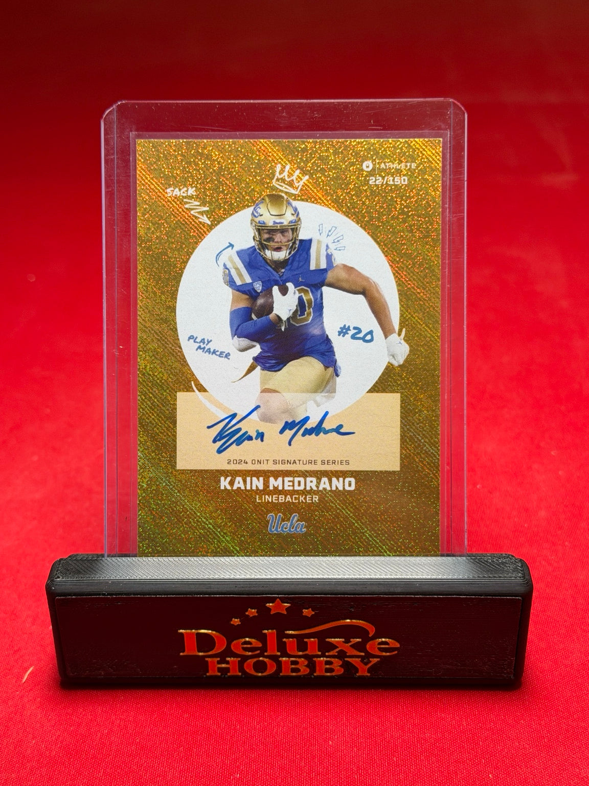 Kain Medrano 2024 ONIT autograph 22/150 front