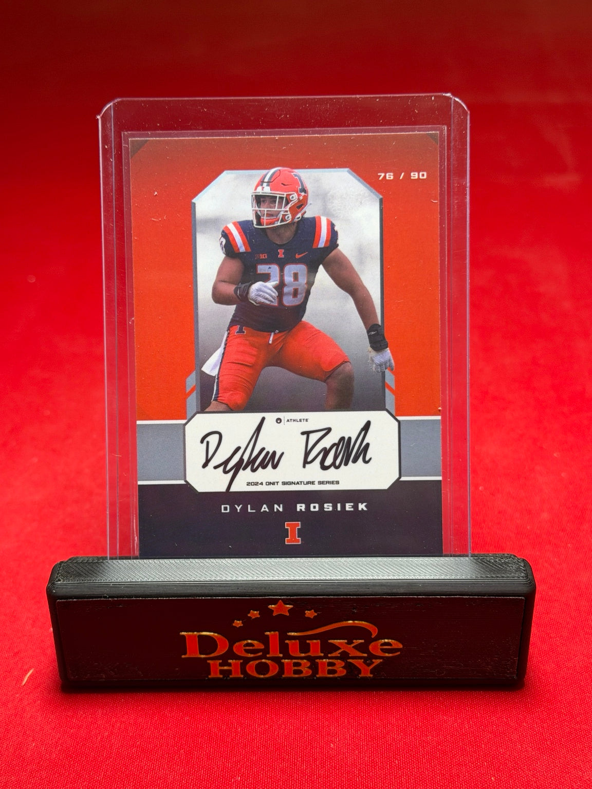 Dylan Rosiek 2024 ONIT autograph 76/90 front