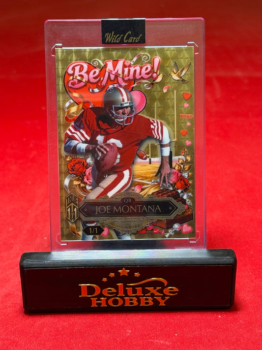 Joe Montana Be Mine True 1/1 front photo