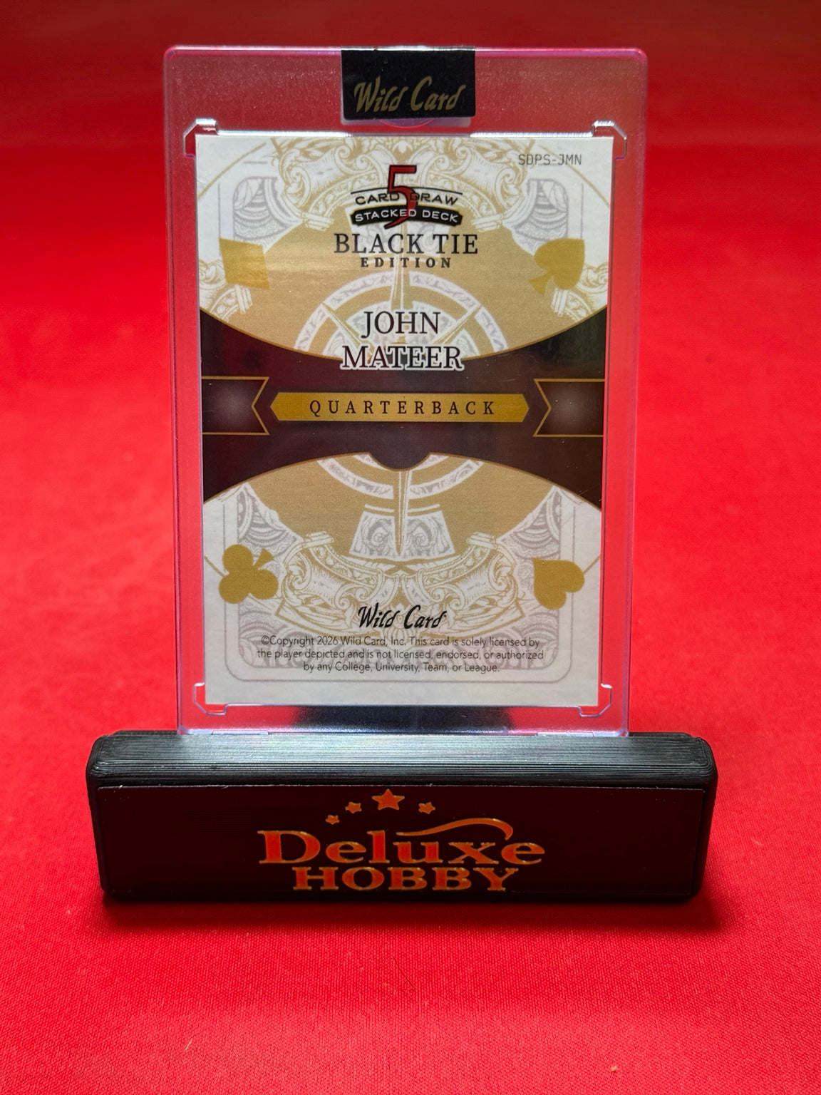 John Mateer 1/1 back