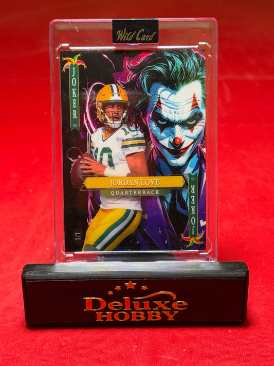 Jordan Love Jokers Wild 1/1 actual front photo