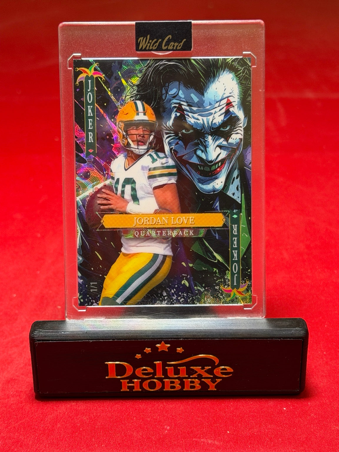 Jordan Love Jokers Wild actual front photograph
