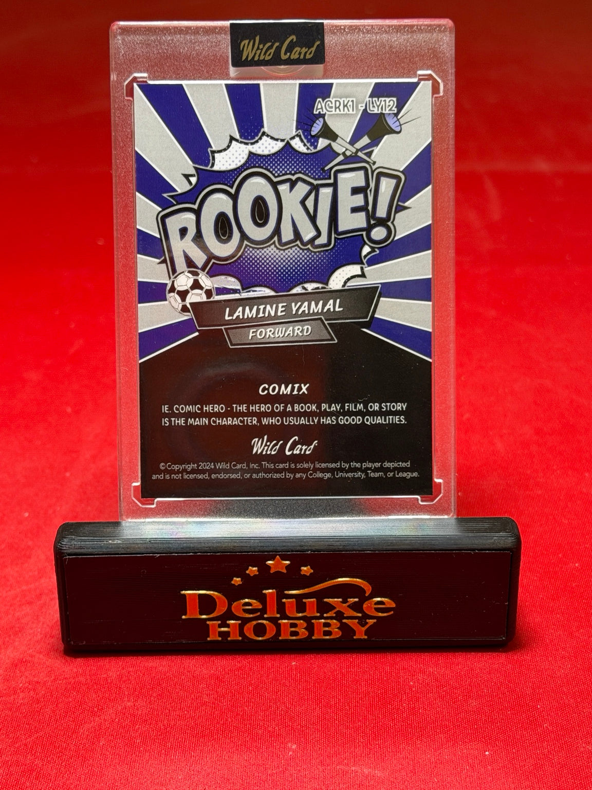 Lamine Yamal Rookie 1/4 ACRK1-LY12 back
