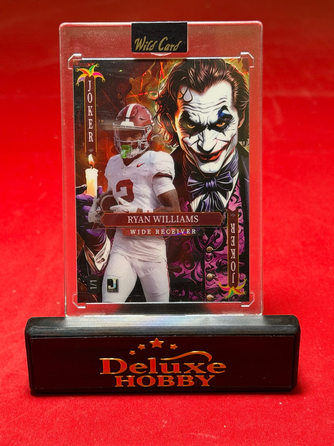 Ryan Williams Jokers Wild 1/1 actual front photograph